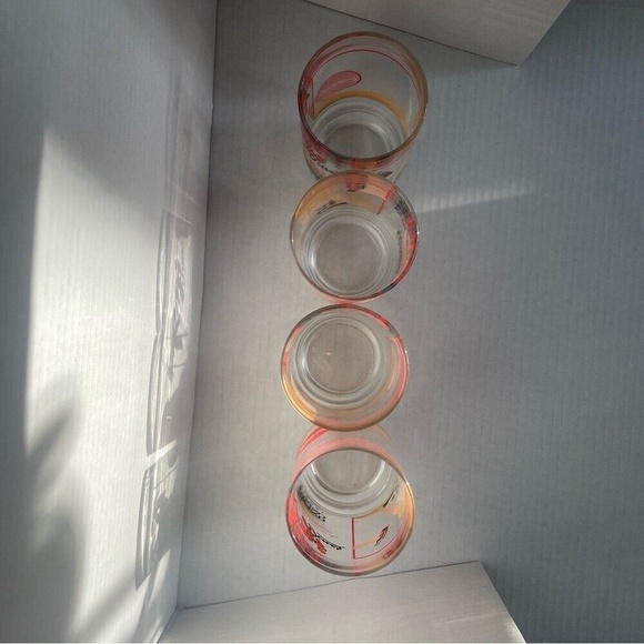 Coca-Cola Roxys Diner Grand Casino Biloxi Collectivle Glasses Set of 4 Vintage - Picture 3 of 7